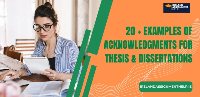 Examples of Acknowledgements